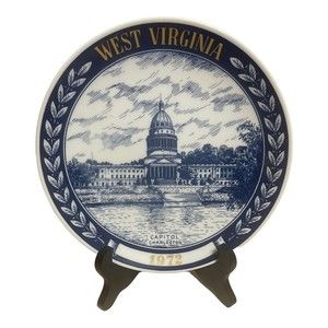 Vtg West Virginia￼￼ 1972 Chateau Collector "Kesa 395 Denmark Plate 1 Edition